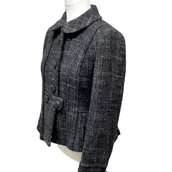 Tocca Charcoal Wool Blend Tailored Jacket - Picture 2 of 8